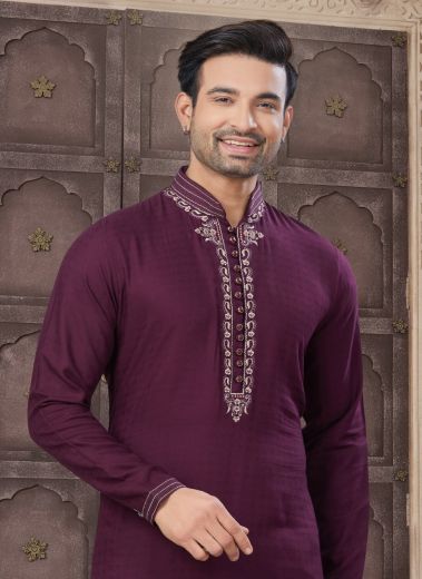 WEDDING COLLECTION 39 - Catalog # 59848 (Set of 6 Men's Ethnic Wear) by Brand MEHERIYA