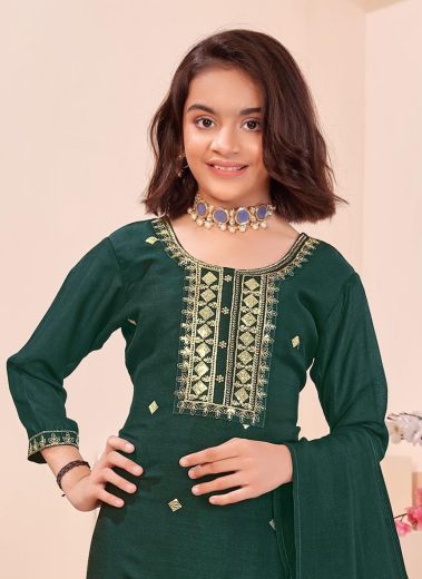 HARSHINI 1 - Catalog # 59878 (Set of 6 Readymade Salwar Suits) by Brand SANGEET