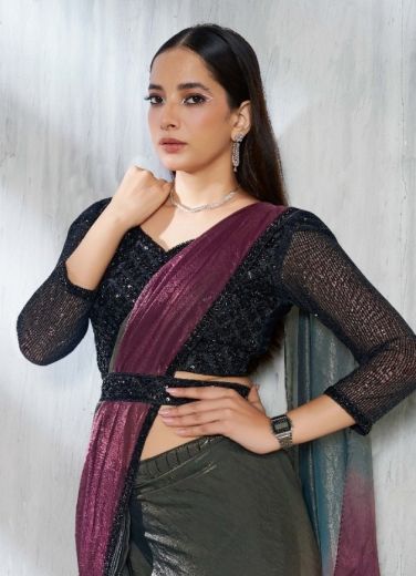 SOIREE - Catalog # 59955 (Set of 9 Sarees) by Brand MAHOTSAV