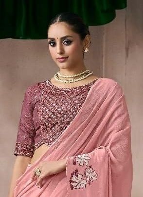 KORA SILK - Catalog # 59960 (Set of 6 Sarees) by Brand KIRA FASHIONS