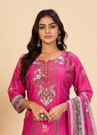 ZAINAB 5 - Catalog # 59969 (Set of 4 Readymade Salwar Suits) by Brand BLUE HILLS