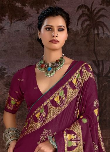 RAJWADI SILK - Catalog # 59997 (Set of 6 Sarees) by Brand SHUBH SHREE CREATIONS