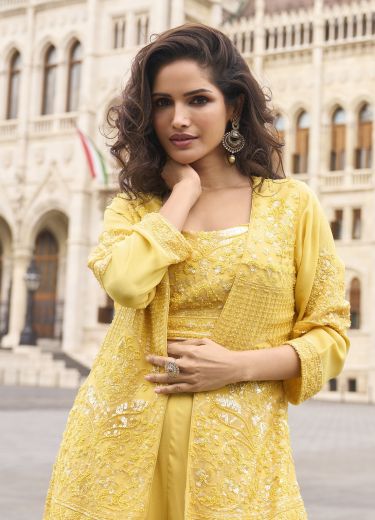 ISHA - Catalog # 60000 (Set of 3 Indo-Western Outfits) by Brand SAYURI DESIGNER