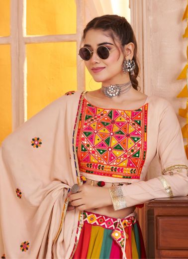 RAAS 28 - Catalog # 60026 (Set of 4 Readymade Lehengas) by Brand DESI MUSE