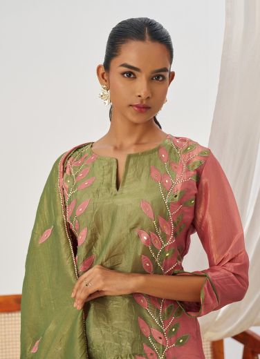 PHOOL - Catalog # 60031 (Set of 4 Readymade Salwar Suits) by Brand ALIZEH