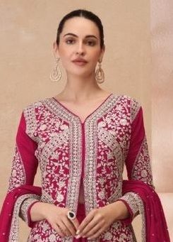 NOOR - Catalog # 60038 (Set of 4 Readymade Salwar Suits) by Brand RASALIKA