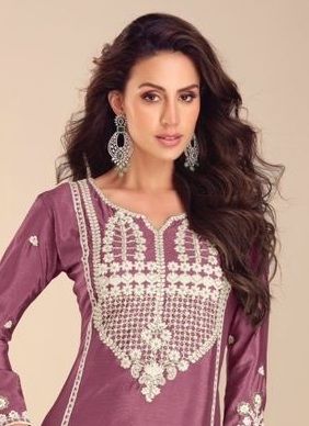 MEHFIL - Catalog # 60043 (Set of 4 Readymade Salwar Suits) by Brand RASALIKA