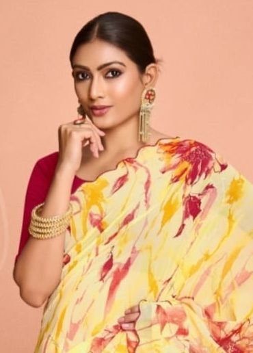 YUVAN 5 - Catalog # 60050 (Set of 8 Sarees) by Brand KASHVI CREATIONS
