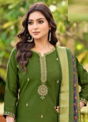 MOHEY 2 - Catalog # 60074 (Set of 6 Readymade Salwar Suits) by Brand OSSM