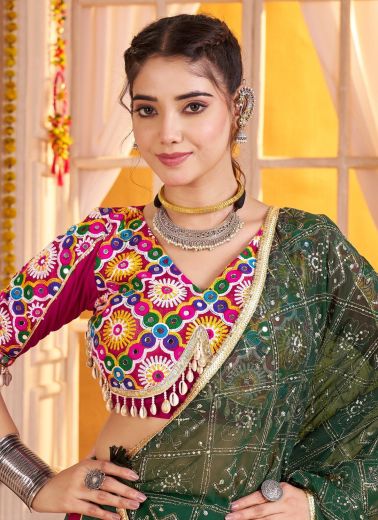 RAAS 30 - Catalog # 60079 (Set of 3 Readymade Lehengas) by Brand MEHERIYA