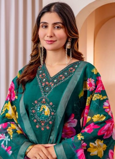 SERIES 112 - Catalog # 60128 (Set of 3 Readymade Salwar Suits) by Brand SERENGETI