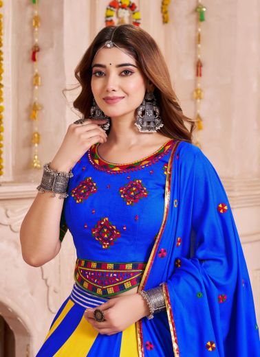 RAAS 29 - Catalog # 60141 (Set of 4 Readymade Lehengas) by Brand MEHERIYA