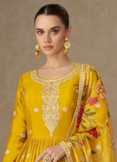 ANMOL - Catalog # 60175 (Set of 3 Readymade Gowns) by Brand AASHIRWAD