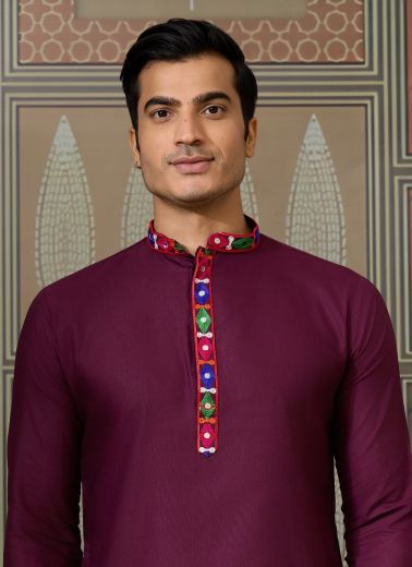 RAJWADI RAAS 3 - Catalog # 60181 (Set of 6 Men's Ethnic Wear) by Brand JAGRAASA