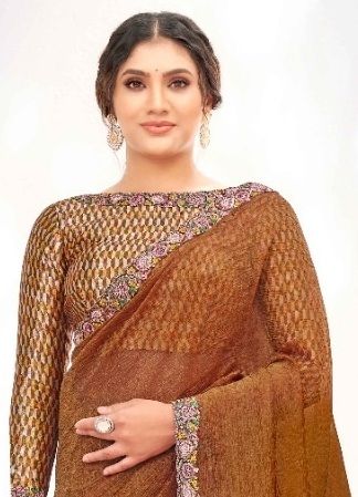 VARYA - Catalog # 60194 (Set of 10 Sarees) by Brand MAHOTSAV