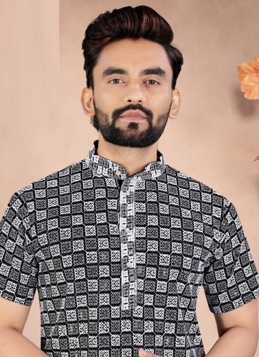 ZEBRA - Catalog # 60198 (Set of 2 Men's Ethnic Wear) by Brand SANGEET