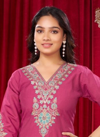 BERLIN - Catalog # 60222 (Set of 6 Readymade Women's Kurtis / Tops) by Brand DEE CEE