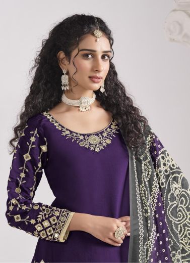 AANAYA 231 - Catalog # 60251 (Set of 4 Readymade Salwar Suits) MADE IN INDIA BY AABHARAN