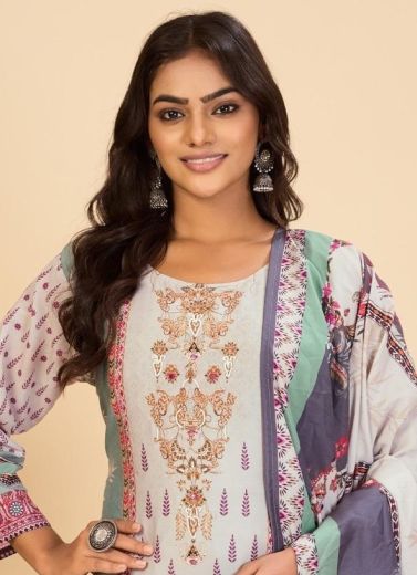 ZAINAB 10 - Catalog # 60263 (Set of 4 Readymade Salwar Suits) MADE IN INDIA BY BLUE HILLS