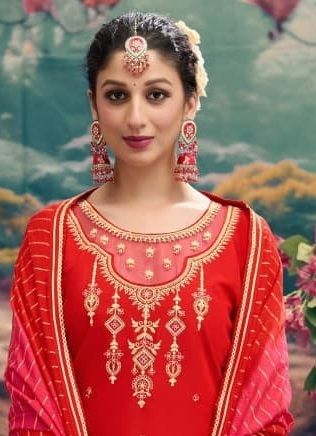 NIRJA - Catalog # 60270 (Set of 4 Readymade Salwar Suits) MADE IN INDIA BY RANGOON