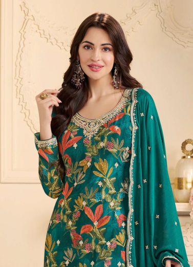 GUN GUN - Catalog # 60277 (Set of 4 Semi-Stitched / Un-Stitched Suits) MADE IN INDIA BY VINAY FASHION LLP