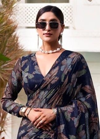 ALARA - Catalog # 60295 (Set of 4 Sarees) MADE IN INDIA BY AABHARAN