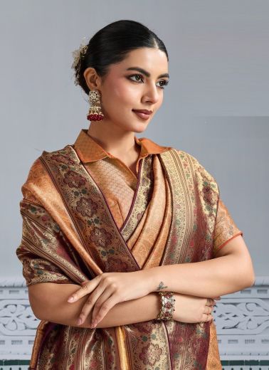 RAJVALLI PLATINUM - Catalog # 60302 (Set of 4 Sarees) MADE IN INDIA BY S-ETHNIC LIFESTYLE