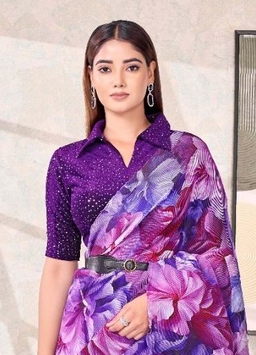 SHYLAA - Catalog # 60305 (Set of 9 Sarees) MADE IN INDIA BY MAHOTSAV