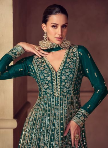 HAZAEL - Catalog # 60309 (Set of 3 Readymade Gowns) MADE IN INDIA BY GULKAYRA DESIGNER