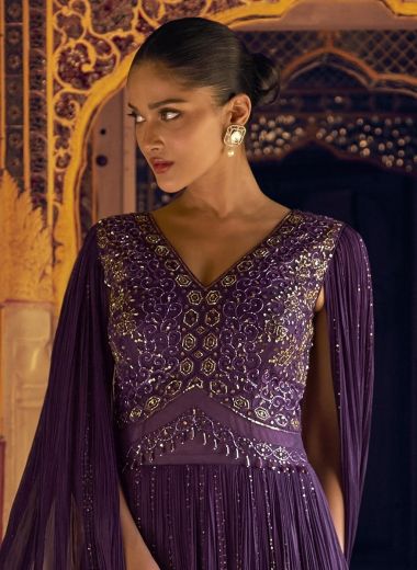 KARISHMA - Catalog # 60330 (Set of 3 Readymade Gowns) MADE IN INDIA BY SAYURI DESIGNER