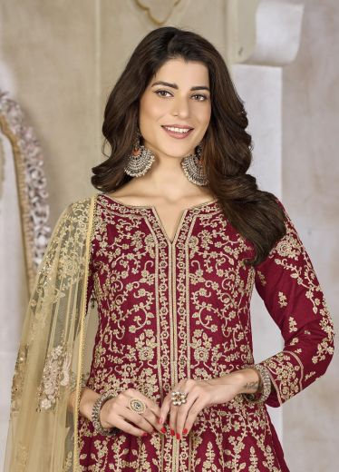 AANAYA 232 - Catalog # 60344 (Set of 5 Semi-Stitched / Un-Stitched Suits) MADE IN INDIA BY MEHERIYA