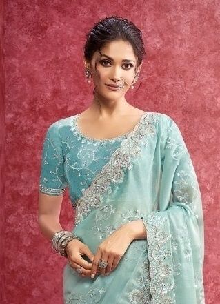 AMBIKA - Catalog # 60347 (Set of 9 Sarees) MADE IN INDIA BY SULAKSHMI SAREES
