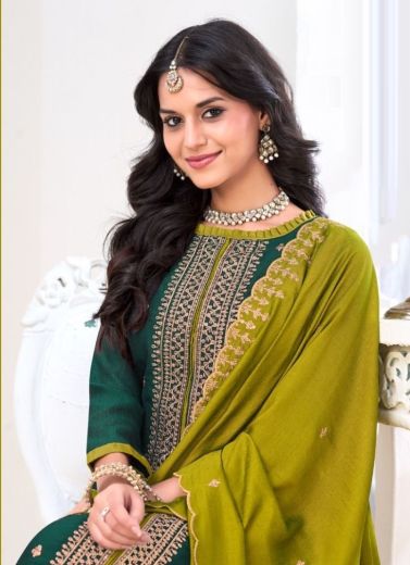 INAAYAT 2 - Catalog # 60357 (Set of 12 Readymade Salwar Suits) MADE IN INDIA BY DESI MUSE