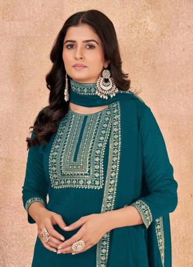 VICHITRA BLOOMING 2 - Catalog # 60365 (Set of 5 Readymade Salwar Suits) MADE IN INDIA BY JAGRAASA