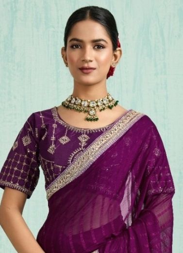 ADRA - Catalog # 60374 (Set of 6 Sarees) MADE IN INDIA BY SUMA DESIGNER