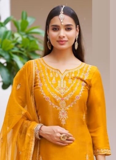 HEMANI - Catalog # 60406 (Set of 4 Readymade Salwar Suits) MADE IN INDIA BY RANGOON
