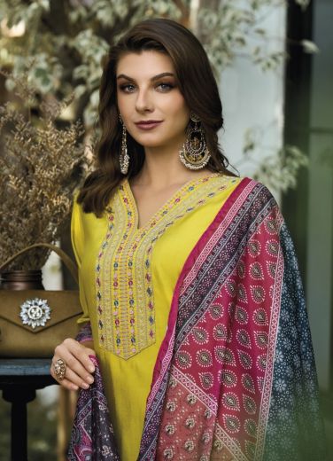 KHWAAB - Catalog # 60418 (Set of 4 Readymade Salwar Suits) MADE IN INDIA BY LADY LEELA