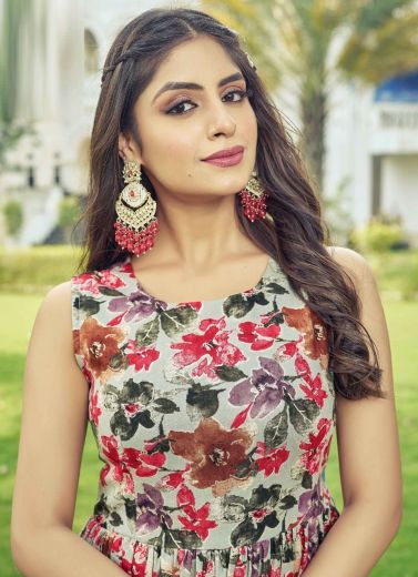 KANTI - Catalog # 60425 (Set of 5 Readymade Women's Kurtis / Tops) MADE IN INDIA BY MEHERIYA
