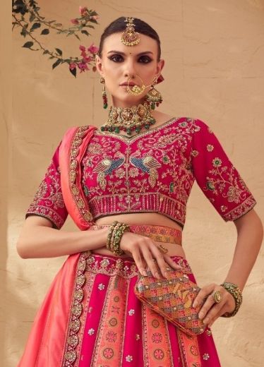 VRINDAVAN 57 - Catalog # 60430 (Set of 6 Semi-Stitched Lehengas) MADE IN INDIA BY ROYAL VIRASAT