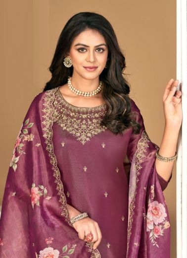 SAJDA 2 - Catalog # 60436 (Set of 12 Readymade Salwar Suits) MADE IN INDIA BY MEHERIYA