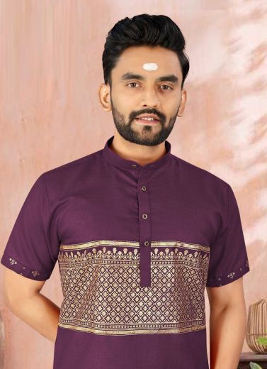 LUNGI STYLE 24 - Catalog # 60448 (Set of 6 Men's Ethnic Wear) MADE IN INDIA BY SANGEET