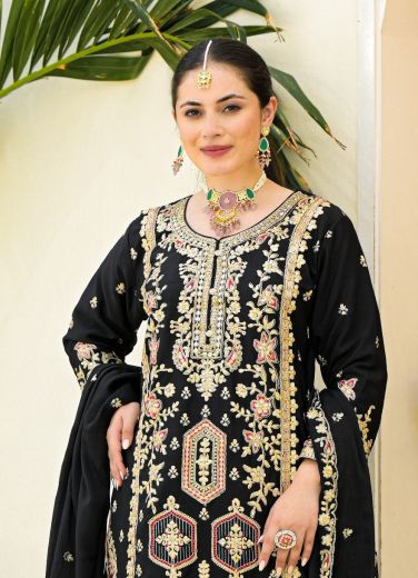 SAVRI - Catalog # 60461 (Set of 4 SIZE-SETS [Readymade Salwar Suits]) MADE IN INDIA BY AFSANA