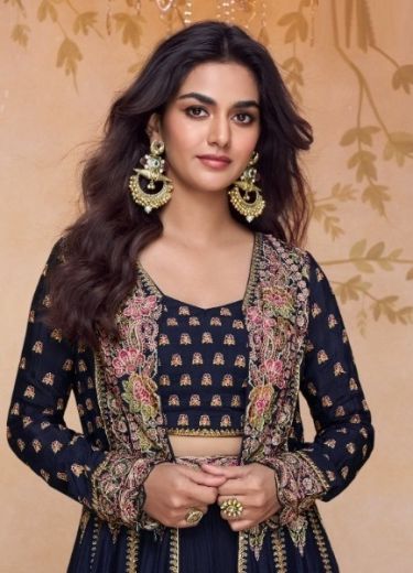 PRACHI - Catalog # 60483 (Set of 3 Indo-Western Outfits) MADE IN INDIA BY AASHIRWAD