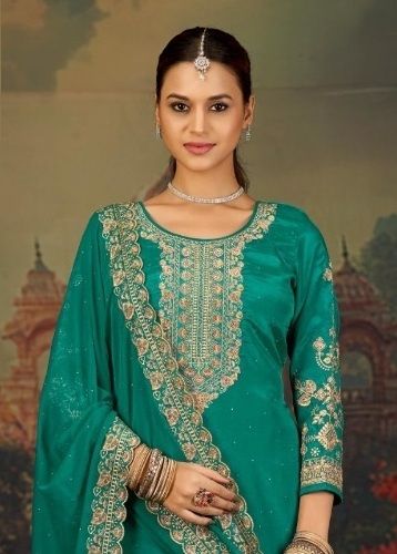 APEKSHA - Catalog # 60514 (Set of 4 Semi-Stitched / Un-Stitched Suits) MADE IN INDIA BY KALARANG