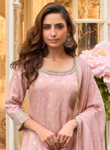 AMRIT - Catalog # 60519 (Set of 4 Readymade Salwar Suits) MADE IN INDIA BY SAYURI DESIGNER