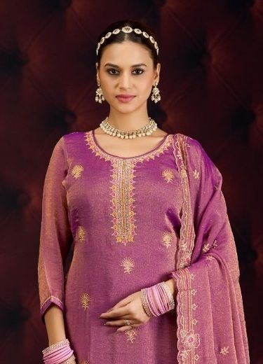 KASHISH - Catalog # 60524 (Set of 4 Semi-Stitched / Un-Stitched Suits) MADE IN INDIA BY KALARANG