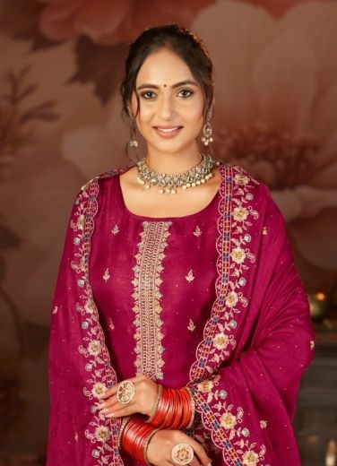 ELEONAI - Catalog # 60538 (Set of 6 Semi-Stitched / Un-Stitched Suits) MADE IN INDIA BY AAA BY KALARANG