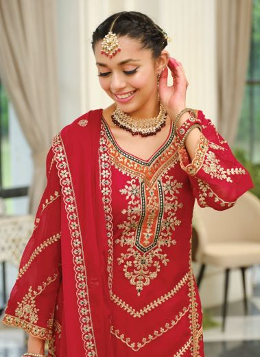 NUTAN - Catalog # 60551 (Set of 2 Readymade Salwar Suits) MADE IN INDIA BY EBA LIFESTYLE