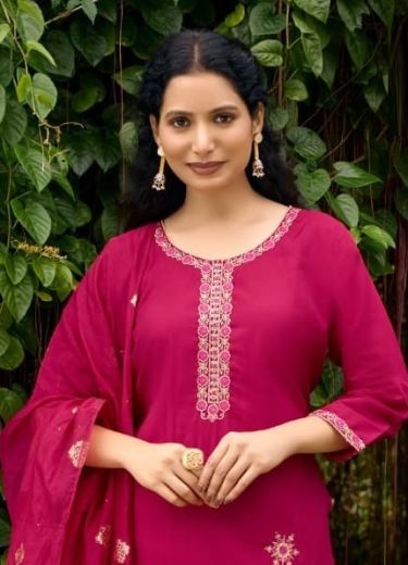 SHAGUN - Catalog # 60554 (Set of 6 Readymade Salwar Suits) MADE IN INDIA BY OSSM