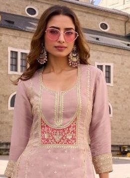 VERONICA - Catalog # 60561 (Set of 4 Readymade Salwar Suits) MADE IN INDIA BY GULKAYRA DESIGNER